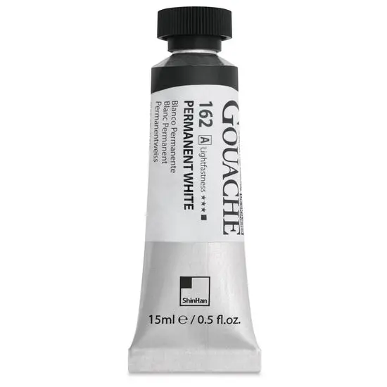 Designers Gouache – Permanent White, 15 Ml Tube (Series A) 1