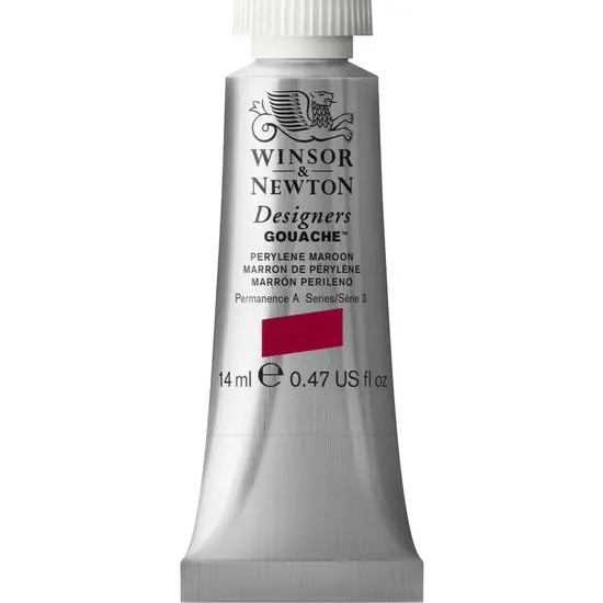 Designer’S Gouache – Perylene Maroon, 14 Ml Tube, Series 3 1