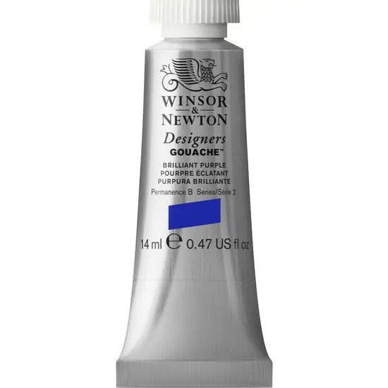Designers Gouache Tube – Brilliant Purple (14 Ml, Student Grade) 1