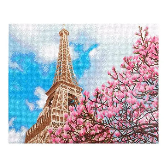 Diamond Dotz Full-Drill Cross-Stitch Kit – Eiffel Tower Design 1
