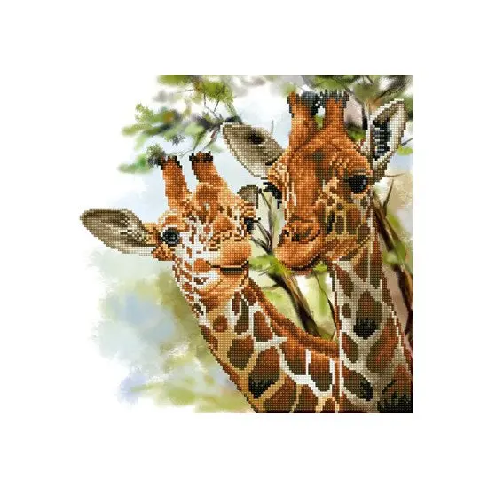 Diamond Dotz Full-Drill Cross-Stitch Kit – Tall & Tender Design, Premium Craft Set 1
