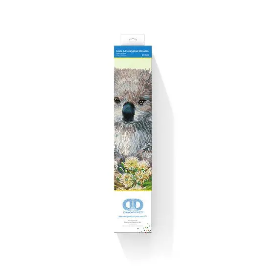 Diamond Dotz Full-Kit – Koala & Eucalyptus Blossom, Pre-Printed Canvas 1