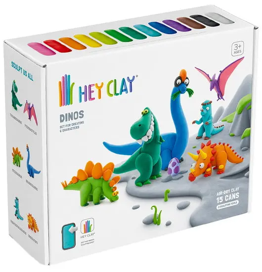 Dinosaur-Themed Modeling Clay Set 1