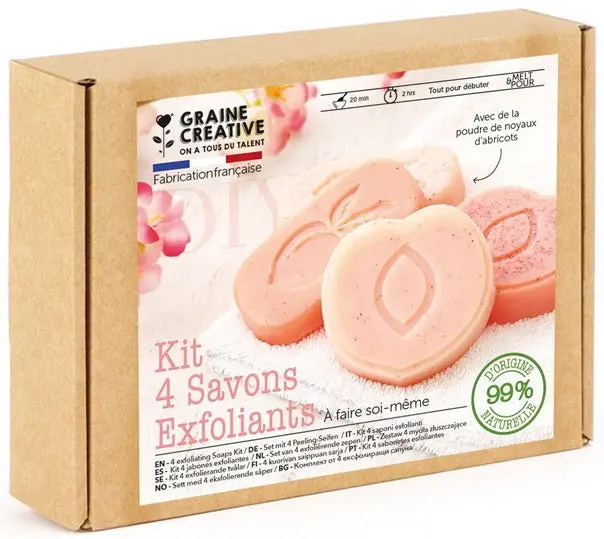 Diy Apricot Exfoliating Soap-Making Kit 1