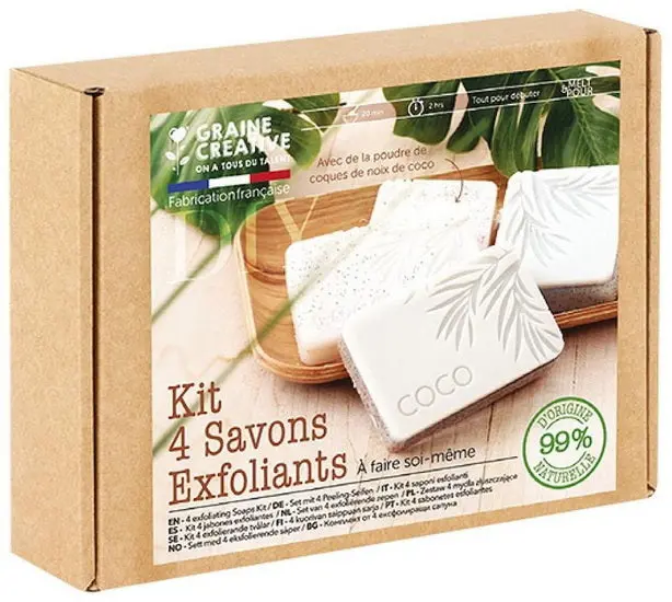 Diy Coconut Exfoliating Soap Making Kit 1