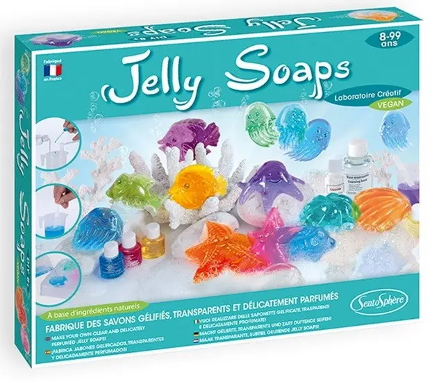 Diy Jelly Soap Crafting Kit With Molds & Ingredients 1