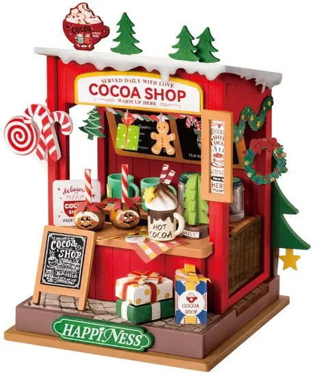 Diy Miniature House Kit – Cocoa Shop Theme 1