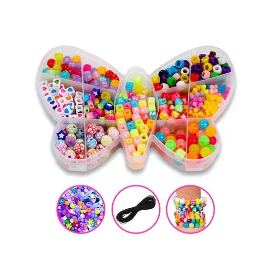 Diy Neon Glow Bracelet Bead Set – Uv-Reactive Craft Kit 1