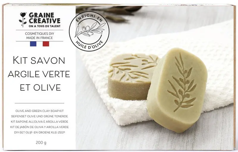 Diy Olive Oil Soap & Green Clay Skincare Kit – Natural Craft Set 1