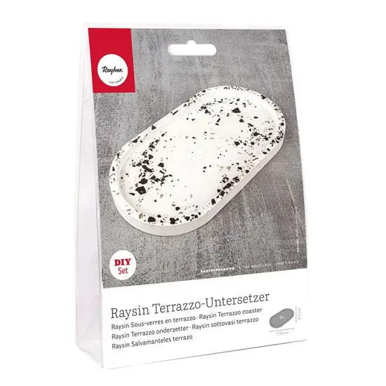 Diy Terrazzo-Style Coaster Kit – Resin Craft Set 1