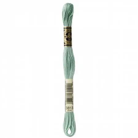 Dmc Embroidery Floss – Light Blue-Green Shade 3813 1