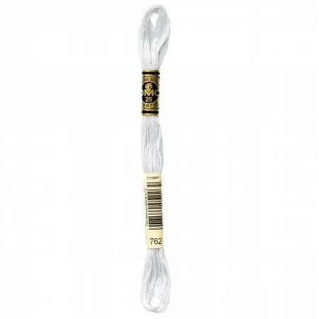 Dmc Embroidery Floss – Very Light Pearl Gray (Color #762) 1