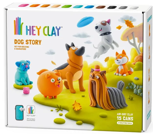 Dog-Themed Clay Modeling Set For Creative Play 1