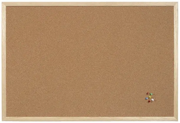 Double-Sided Cork Bulletin Board – 61 X 91 Cm Wall-Mountable Surface 1