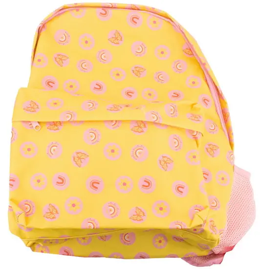 Doughnut-Themed Backpack – Bright Yellow 1