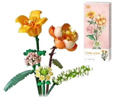 Dried California Poppy & Begonia Floral Arrangement 1