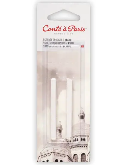 Dual-Pack Hb White Sketching Crayons 1