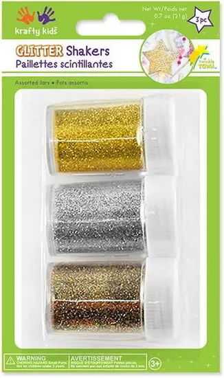 Dual-Tone Gold & Silver Glitter Mix – 21G Fine Craft Sparkle Blend 1