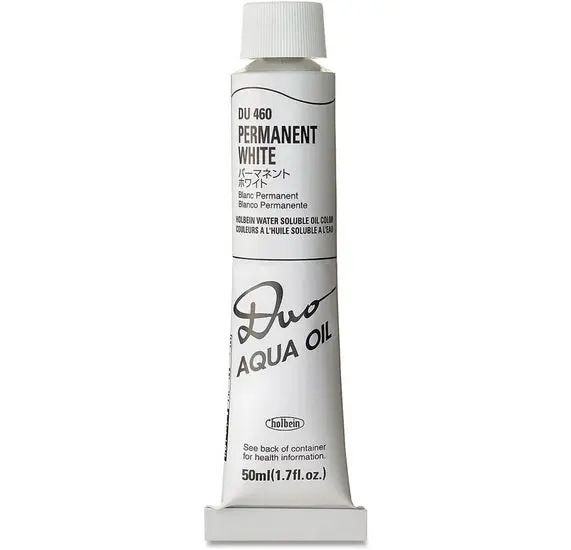 Duo Aqua Oil-Based Permanent White Paint – 50 Ml 1