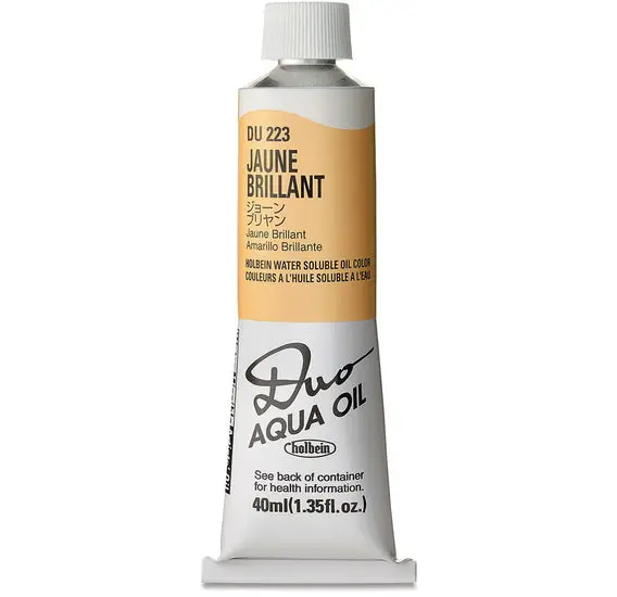 Duo Aqua Oil Paint – Brillant Yellow Series B, 40Ml Tube 1