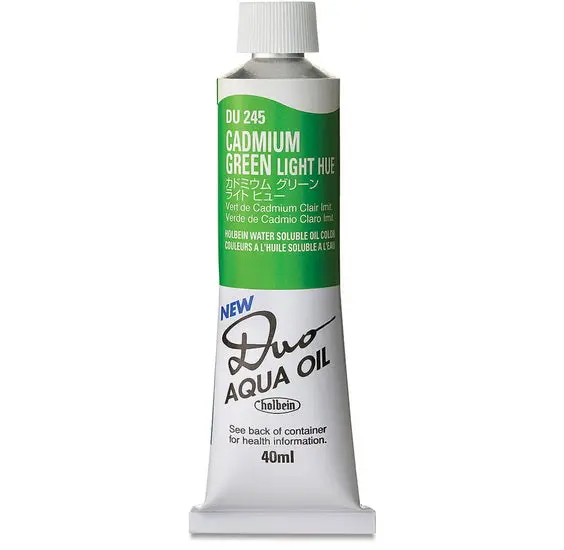 Duo Aqua Oil Paint – Cadmium Green Light Hue, Series A, 40Ml 1