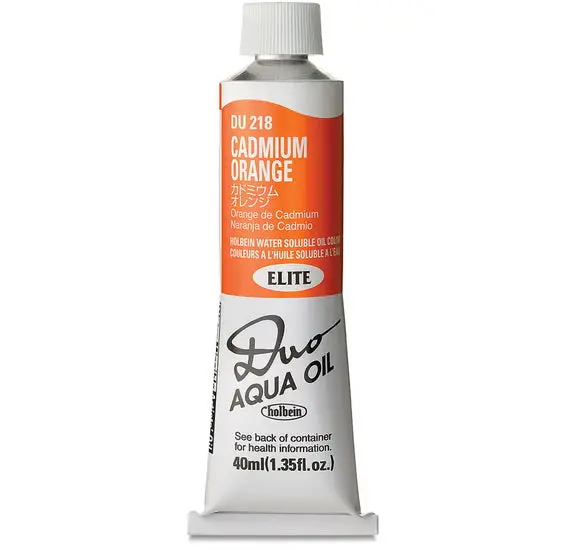 Duo Aqua Oil Paint – Cadmium Orange (Series E), 40 Ml 1