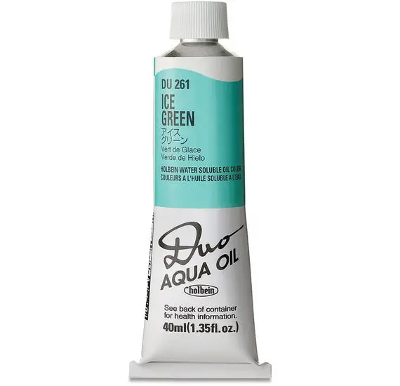 Duo Aqua Oil Paint In Ice Green – Series B, 40 Ml Tube 1