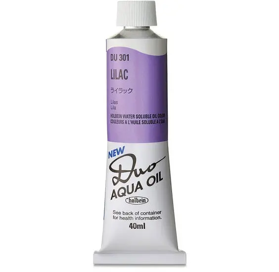 Duo Aqua Oil Paint In Lilac (Series B) – 40Ml Tube 1