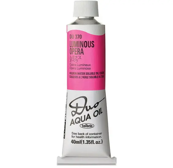 Duo Aqua Oil Paint – Luminous Opera Shade, 40Ml Tube 1