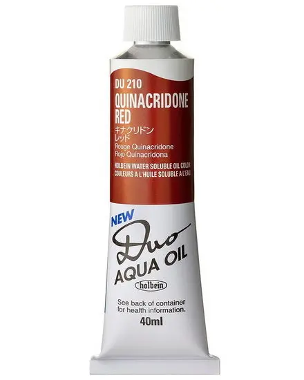 Duo Aqua Oil Paint – Quinacridone Red, 40Ml, Series C 1