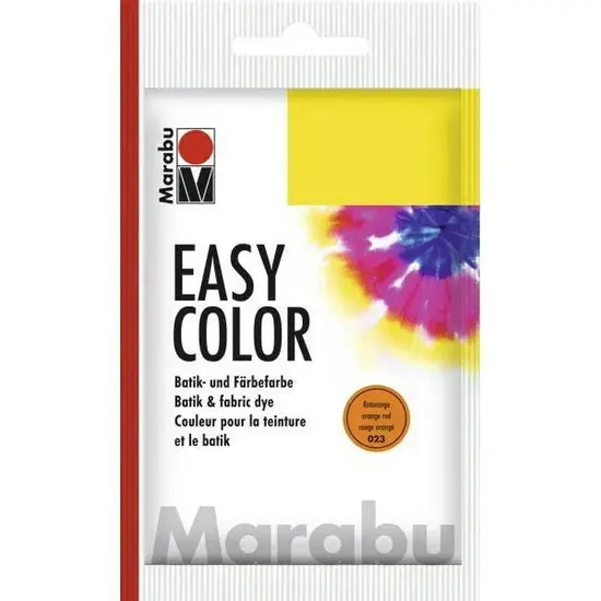 Easy Color Batik & Fabric Dye – Red Orange Shade 1