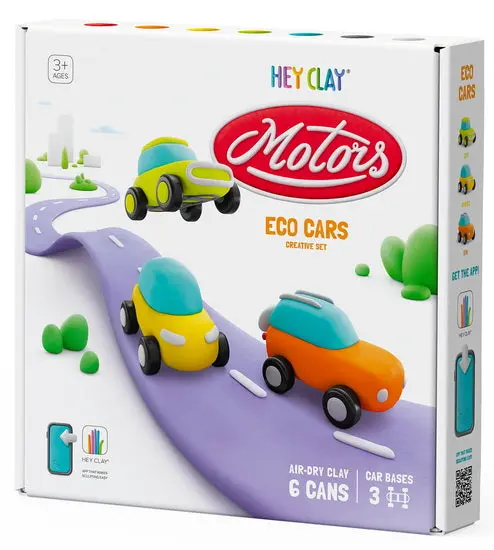 Eco-Friendly Motorized Clay Car Building Set 1