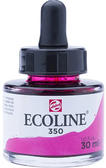 Ecoline Fuchsia Water-Soluble Drawing Ink – 30 Ml Liquid Color 1