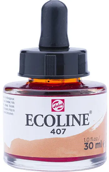 Ecoline Liquid Watercolor – Deep Ochre, 30Ml 1