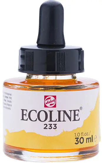 Ecoline Liquid Watercolor Ink – Chartreuse, 30 Ml Bottle 1