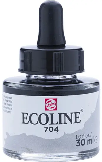 Ecoline Liquid Watercolor Ink – Neutral Grey, 30Ml 1