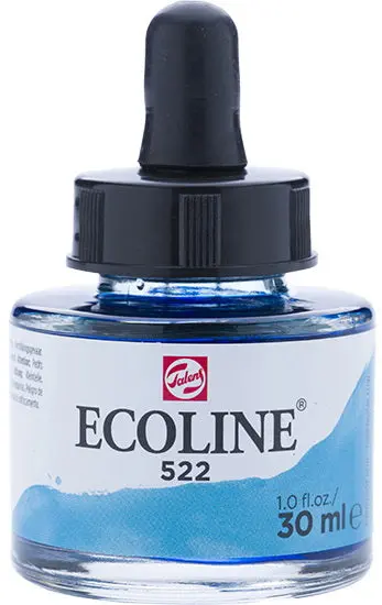 Ecoline Liquid Watercolor – Turquoise Blue, 30Ml 1