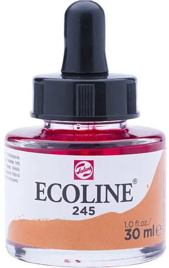 Ecoline Water-Soluble Ink – Saffron Yellow, 30 Ml Bottle 1