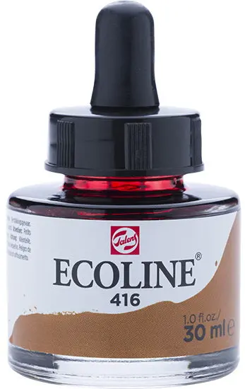 Ecoline Water-Soluble Ink – Sepia, 30 Ml 1