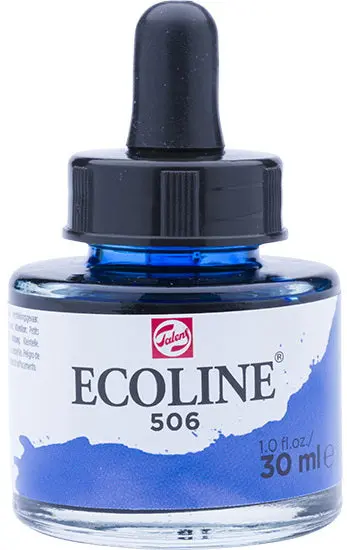 Ecoline Water-Soluble Ink – Ultramarine Deep Shade, 30 Ml Bottle 1