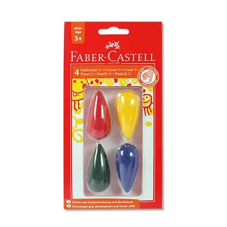 Educational Wax Crayon Set – 4 Colors, Safe For Young Learners 1
