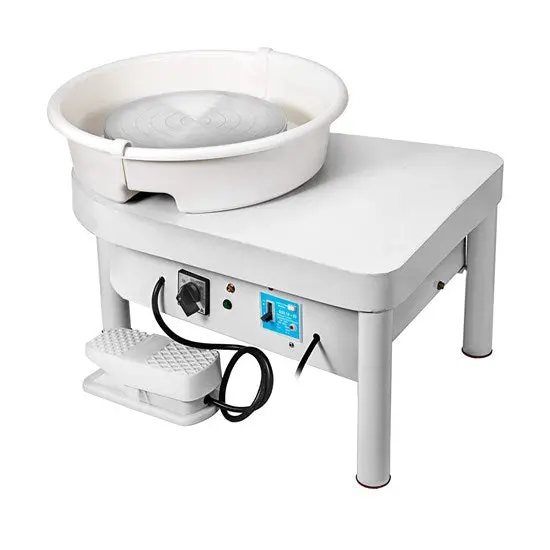 Electric Pottery Wheel With Adjustable Foot Pedal 1