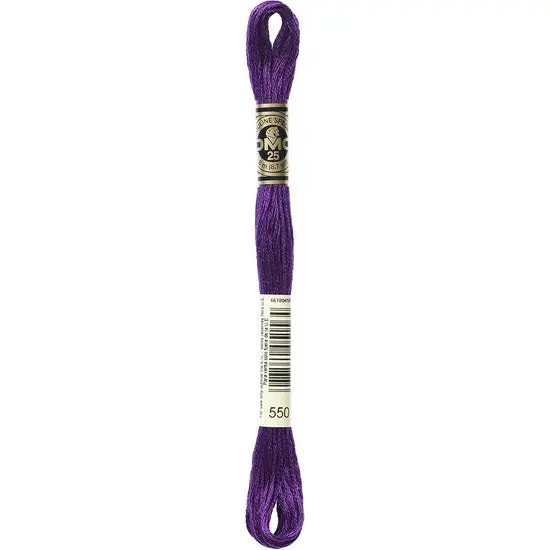 Embroidery Floss – Very Dark Violet, 550M Skein 1