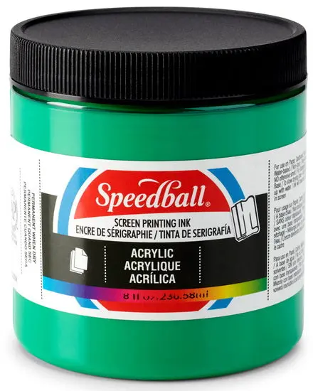 Emerald Green Screen Printing Ink – 8 Oz 1