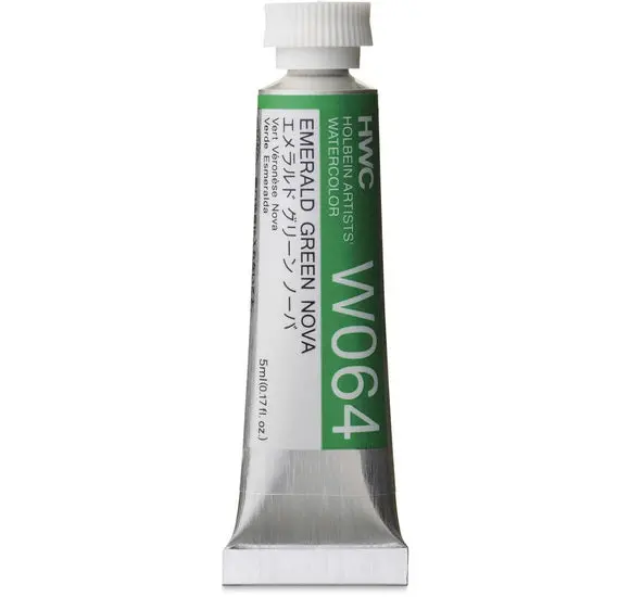 Emerald Green Watercolor Paint – 5 Ml Tube, Professional Grade 1