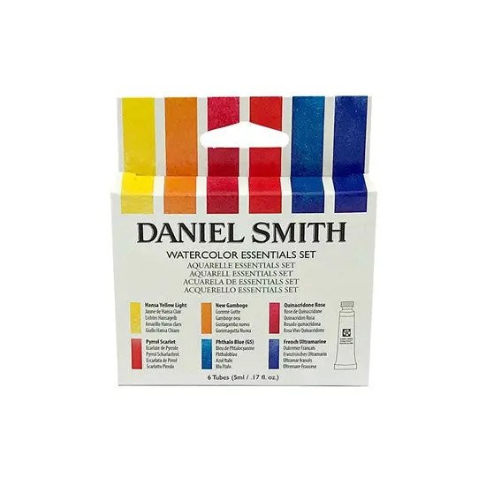 Essential Watercolor Tube Set – 6 Colors × 5Ml Each, Beginner-Friendly Kit 1