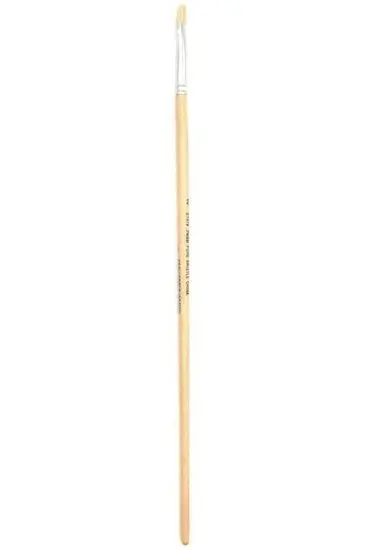 Eterna Flat Hog Bristle Brush – Size #2, Sturdy Short Handle 1