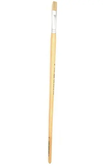 Eterna Flat Hog Bristle Brush – Size #6 1