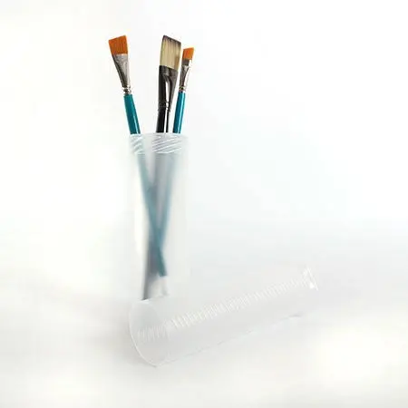 Expandable Brush & Pencil Case – Slim 2.5-Inch Organizer 1