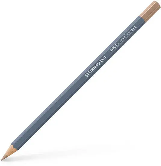 Faber-Castell Goldfaber Aqua Watercolor Pencils – Sanguine Shade With Soft Pastel Effect 1